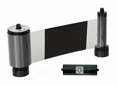 Черная лента с оверлеем (KO) на 3000 оттисков с чистящим роликом; для принтера Advent SOLID 700 в Туле