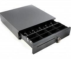 Денежный ящик G-Sense 410XL, чёрный, Epson, электромеханический в Туле