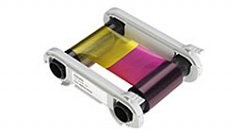 Полноцветная лента (YMCKO) на 100 оттисков с чистящим роликом в Туле
