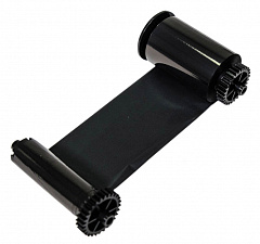 Черная смолянисто-восковая (Resin+Wax) лента (К) на 1200 оттисков с чистящим роликом в Туле