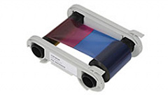 Полноцветная лента (YMCKOK) для двусторонней печати на 500 оттисков с чистящим роликом в Туле